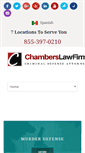 Mobile Screenshot of chamberslawfirmca.com